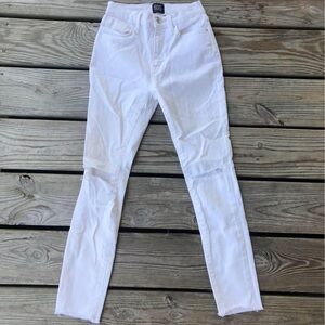 BDG Urban Outfitters White Distressed Skinny Jeans
